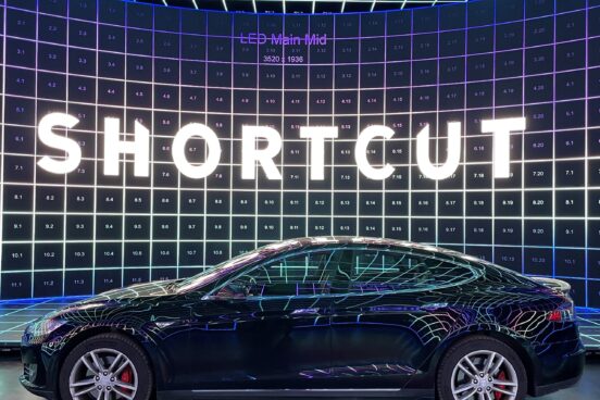 Building the unique Shortcut LED stage in Copenhagen